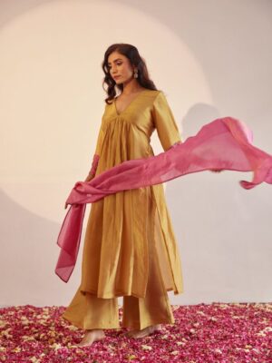 Botanic Muse Kurti Palazzo Set