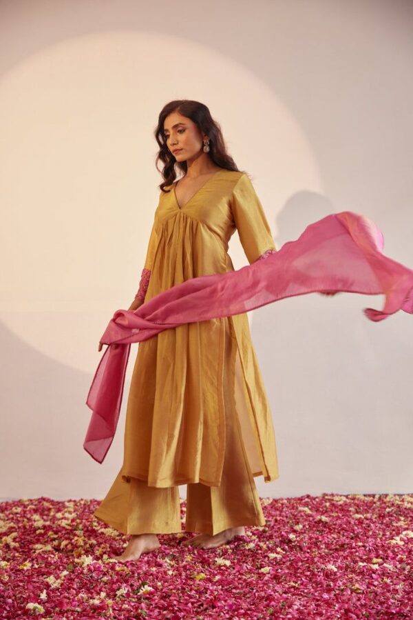 Botanic Muse Kurti Palazzo Set