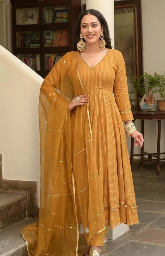 _ Indigo Classic Kurti Palazzo Set